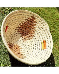2 Diamond 2 Color Thatch Bowl